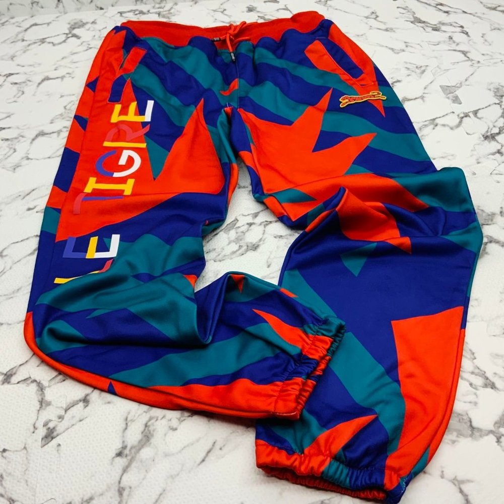 Men's Le Tigre Red | Blue | Teal Sweatpants NWT